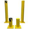 Electriduct ED 1ft Steel Pipe Safety Bollard Post- Yellow TC-V-BOLLARD-12-YL